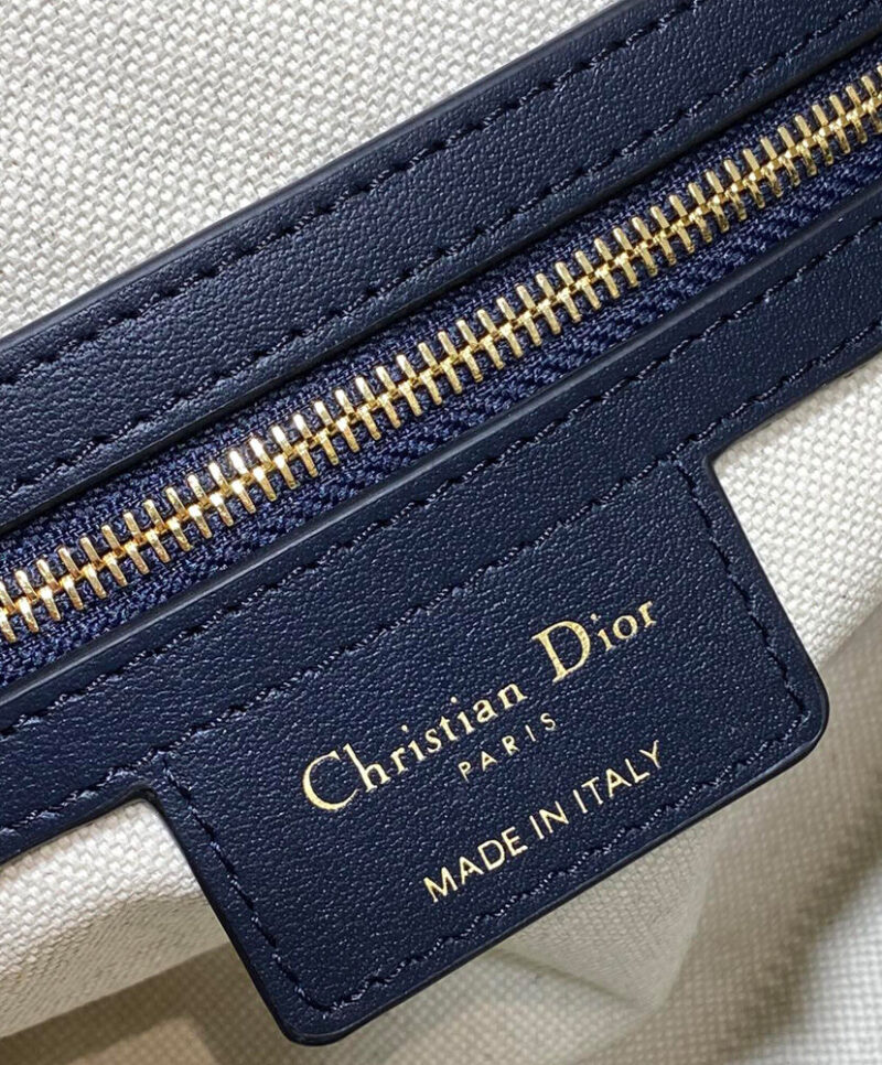 Christian Dior Medium D-Journey Bag M2417 Dark Blue